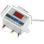 XINGYHENG XH-W3001 DC 110V-220V 1500W 10A Microcomputer Digital Temperature Controller Digital Display Thermostat Control Switch and NTC 10K Thermistor Sensors Digital Temperature Probe