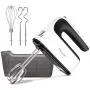Mixer Electric Handheld - 400W Ultra Power for 5 Speed with Turbo Boost, 5 Stainless Accessories in Storage Case - Essential Kitchenaid Hand Mixer Electric for Cake, Dough, Egg, Baking