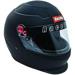 RaceQuip Full Face Helmet PRO20 Series Snell SA2020 Rated Flat Black Large 276995