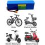 SHENGANG E-Bike Lithium-Ion Battery Pack 48V 12Ah with 54.6V Charger and BMS,XT60, for 250W/350W/500W/750W/1000W Electric Bicycle/Scooter Motor,T60