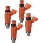AUTOKAY 4pcs Fuel Injector Flow Matched 68V-8A360-00-00 for Yamaha Outboard 115 HP Marine