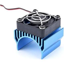 RC Brushless Motor Heatsink with Cooling Fan 540 3650 3660 3670 Motor Heat Sink Cover RC Parts for Remote Control RC Car Truck Buggy Crawler