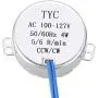 uxcell Electric Synchronous Synchron Motor Turntable Motor 100-127 VAC 50-60Hz CCW/CW 4W 5-6RPM