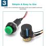 DC 6-60V 12V 24V 36V 48V 30A PWM DC Motor Speed Controller (PWM) Speed Adjustable Stepless Governor Regulator, Motor Speed Controller with Start Stop Switch