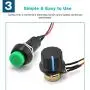 DC 6-60V 12V 24V 36V 48V 30A PWM DC Motor Speed Controller (PWM) Speed Adjustable Stepless Governor Regulator, Motor Speed Controller with Start Stop Switch