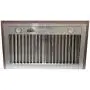 SINDA Light Hammered-Antique Copper Hand-Crafted Copper Kitchen Vent Hood, High-Quality Stainless Steel Hood Vent, 30