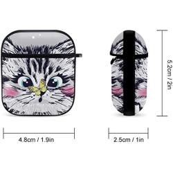 Airpods Case Cute Butterfly Cat Flowers Airpod Hard Case Cover Headphone Cases for Apple Airpods1 Airpods2
