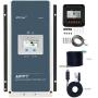 EPEVER 60amp MPPT Charge Controller 48V/36V/24V/12V Negative Ground Max 150V 4500W Input fit Litium/AGM/Gel/Flooded/User Backlight LCD Display Large-Amp(60A-MPPT)
