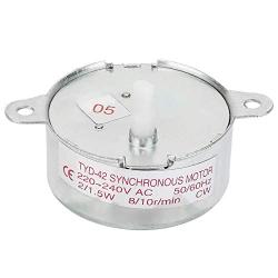 Synchronous Motor, AC 220V 20mA 2W 1.6NM TYD-42 High Torque Permanent Magnet Synchronous Motor Industrial Control Motor (8/10rpm)