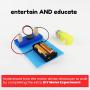 X Workbox STEM Kit, Brachiosaurus Dinosaur Robot, DIY Simple Electric Motor, Electric Circuit and Electromagnetism