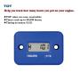 Runleader Digital LCD Waterproof Hour Meter for Small Engine,Track Oil Change Intervals, Generator,Lawn Mower,Outboard,ATV,Snow blowers,Marine,Dirt Ski ,Motorcycle(Included Bracket-HMB004)(M4-BU)