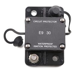 T Tocas Type T1 Auto Reset Circuit Breakers No Switch Button Waterproof 30A 32V DC