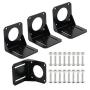 JIUWU 4pcs 57 Stepper Motor Nema 23 Fixed Seat, Nema 23 Stepper Motor Steel Mounting Bracket, Stepper Motor Bracket with Mounting Screws