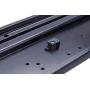 MotorGuide 8M0095973 Universal Quick-Release Bracket Top Plate for Electric Trolling Motors — Aluminum — Black