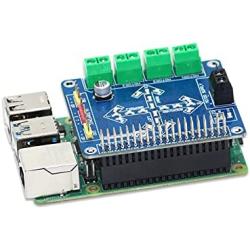 SB New Motorshield for Raspberry Pi 3,2,1 and Zero This Expansion Board can Control up to 4 Motors or 2 Stepper Motor, 2 IR sensors and a Single ultrasonic Sensor.