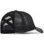 ARKOSKNIGHT Embroidered Tesia Hats Cross Ponytail Hat Washed Distressed Mesh Womens Baseball Cap Dad Hat Ponytail Hat for Women(Ponytail Black)