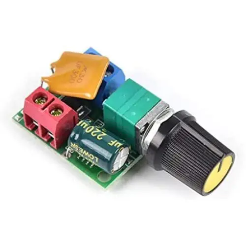 Contrôleur de vitesse PWM 5A pour moteur DC miniature 3 V - 35 V Interrupteur de commande de vitesse LED dimmer Contrôleur de vitesse PWM 5A pour moteur DC miniature 3 V - 35 V Interrupteur de commande de vitesse LED dimmer