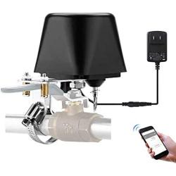 Smart Wifi Water Valve Shutoff Timer, Smart Sprinkler Controller, Wifi Gas Shut Off Valve Controller, for Valves up to 1.5