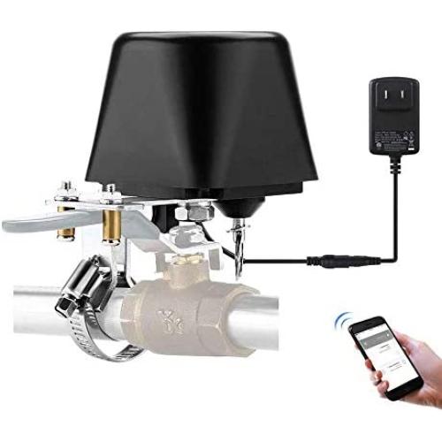 Smart Wifi Water Valve Shutoff Timer, Smart Sprinkler Controller, Wifi Gas Shut Off Valve Controller, for Valves up to 1.5