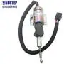 SINOCMP 12V Engine 6C 8.3 Stop Solenoid Valve 3930235 Fuel Shutdown Solenoid SA-4348-12 for Cummins Excavator Truck Car Solenoid Valve 3 Month Warranty