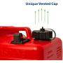 Scepter 08576 OEM Portable 3.2 Gallon Marine Fuel Tank For Outboard Engine Boats, 14-Inches x 10-1/2-Inches, x 9-Inches, Red