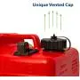 Scepter 08576 OEM Portable 3.2 Gallon Marine Fuel Tank For Outboard Engine Boats, 14-Inches x 10-1/2-Inches, x 9-Inches, Red