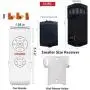 Universal Smart WiFi Ceiling Fan & Dimmer Remote Control Kit, Ceiling Fan Timing Speed & Dimmable LED Light Dimming Remote Control, Compatible with Alexa Google Assistant & Smart Life App