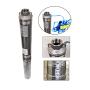Hallmark Industries MA0343X-4A Deep Well Submersible Pump, 1/2 hp, 230V, 60 Hz, 25 GPM, 150 Head, Stainless Steel, 4