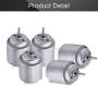 Fielect 5Pcs DC Motor 1.5-6V 5000-20000RPM Micro Motor Mini Motor Electric Motor Round Shaft for RC Boat DIY Airplane Toys Model DIY Hobby