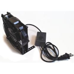 Coolerguys 120x25mm Low Speed AC Fan with Mount/Stand and Manual Speed Control Kit CGAC1225L-BC