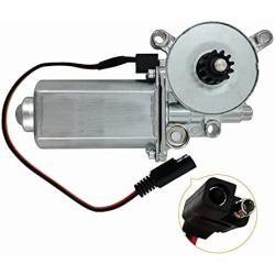 Ballmers 373566 RV Power Awning Universal Replacement Motor 75-RPM 12-Volt DC with Single 2-Way Connector Power Awnings Compatible with Solera Power Awnings