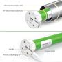 Roller Tubular Motor with Built-in Battery-No Wiring, Wireless App or Timer Control, Add Blinds Motor Compatible with Alexa, Google Home