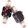 Support de Fusible Inline 125A 12V avec Réinitialisation Manuelle, pour Audio Auto, Bateau Marin, Interrupteur Stéréo et Système Inversor Solaire Support de Fusible Inline 125A 12V avec Réinitialisation Manuelle, pour Audio Auto, Bateau Marin, Interrupteur Stéréo et Système Inversor Solaire