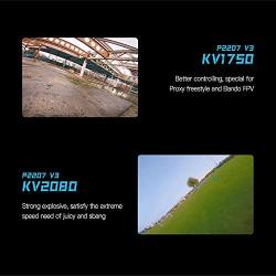 T-Motor P2207 V3.0 KV1750/KV1950/KV2080/KV2550 Comprehensive Freestyle Precise Positioning for FPV Racing Drone FPV Freestyle Frame (KV2080)