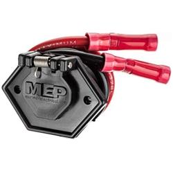MotorGuide 8M4000954 Trolling Motor Power Receptacle, 2-Prong 12V, 24V or 36V Trolling Motors, for Bow-Panel Installation