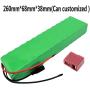 Jieoto 24V 12Ah Battery E-Bike Lithium Battery Pack, Li-Ion Battery with Charger, for 200W ~ 500W Motor, Electric Bike Motorcycle Scooter