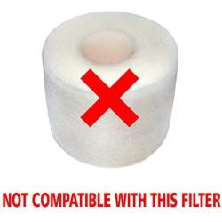 HQRP Foam and Felt Filter Kit compatible with Shark Navigator Swivel NV26 NV27 Upright Vacuum