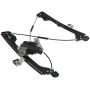 Front Passenger Side Power Window Regulator and Motor Assembly Compatible with Cadillac SRX 2010-2015 Saab 9-4X 2011