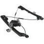 Front Passenger Side Power Window Regulator and Motor Assembly Compatible with Cadillac SRX 2010-2015 Saab 9-4X 2011