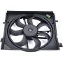 Radiator Cooling Fan Assembly Compatible with Nissan Rogue Sport 2017 2018 2019 2.0L # 214816MA0A