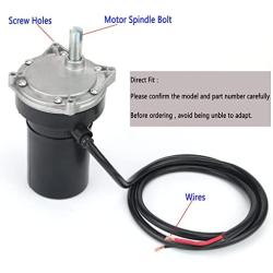 STHRAGERV Electric Stabilizer Jack Motor Compatible with Lippert 113407, 352338, 138445, 178562, 162307, Rear Stabilizer Motor Replacement: K01285-C800, K01285C800, K01531A800 K01531-A800
