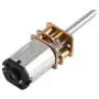 DC 12V Geared Motor Micro Speed Reduction Gear Box with Long Output Shaft for Robot DIY 100/200/2000RPM