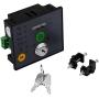 Walfront 702 MS-HC Electronic Manual Start Generator Controller Panel Board with Keys for Generator Control Module