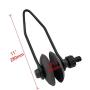 ISURE MARINE Universal Round Muff Motor Flusher for Boats - Flush Away Sand, Silt and Salt Boat Motor Flusher Water Flusher Boat Flushing kit Outboard Motor Flusher