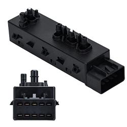 Power Seat Switch, 12451498 Front Right Passenger 8 Way Power Seat Control Adjustment Switch Fit for 2007-2013 GMC Sierra Yukon Chevrolet Avalanche Silverado Suburban Buick Lacrosse Cadillac CTS DTS