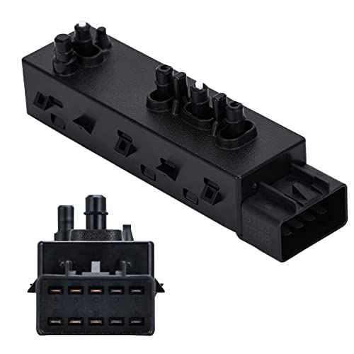 Power Seat Switch, 12451498 Front Right Passenger 8 Way Power Seat Control Adjustment Switch Fit for 2007-2013 GMC Sierra Yukon Chevrolet Avalanche Silverado Suburban Buick Lacrosse Cadillac CTS DTS