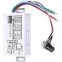 Stayhome 1pcs 9V 12V 24V 36V 48V 60VDC 20A PWM DC Motor Speed Controller Stepless Variable Speed Regulator with Metal Shell