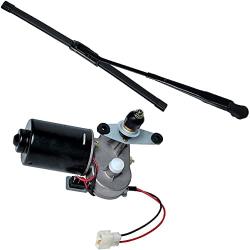 UTV Windshield Wiper Kit 12V by Wadoy Compatible with Polaris Ranger RZR 800 / 900 / 1000, Electric Motor Universal UTV Windshield Wiper Kit 16
