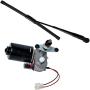 UTV Windshield Wiper Kit 12V by Wadoy Compatible with Polaris Ranger RZR 800 / 900 / 1000, Electric Motor Universal UTV Windshield Wiper Kit 16