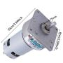 Moteur DC Réduisant Engrené de Grande Couple, 35W, 12V DC, Ajustable, 60GA775 (300R) Moteur DC Réduisant Engrené de Grande Couple, 35W, 12V DC, Ajustable, 60GA775 (300R)